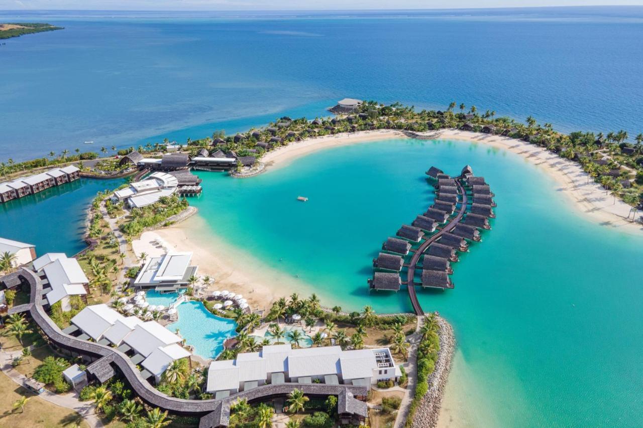 Fiji Marriott Resort Momi Bay Eksteriør billede Aerial view of the resort