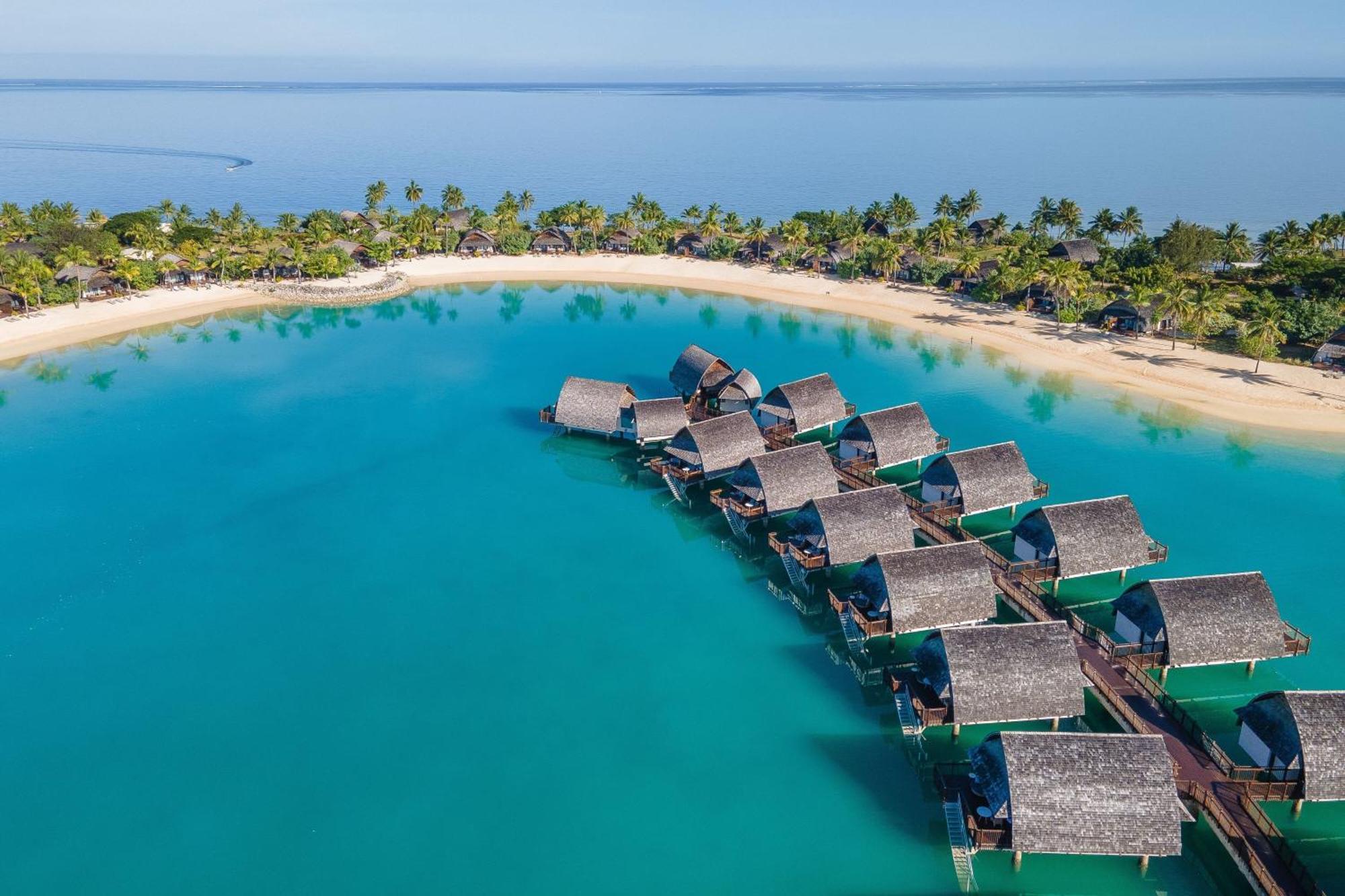 Fiji Marriott Resort Momi Bay Eksteriør billede Aerial view of the resort