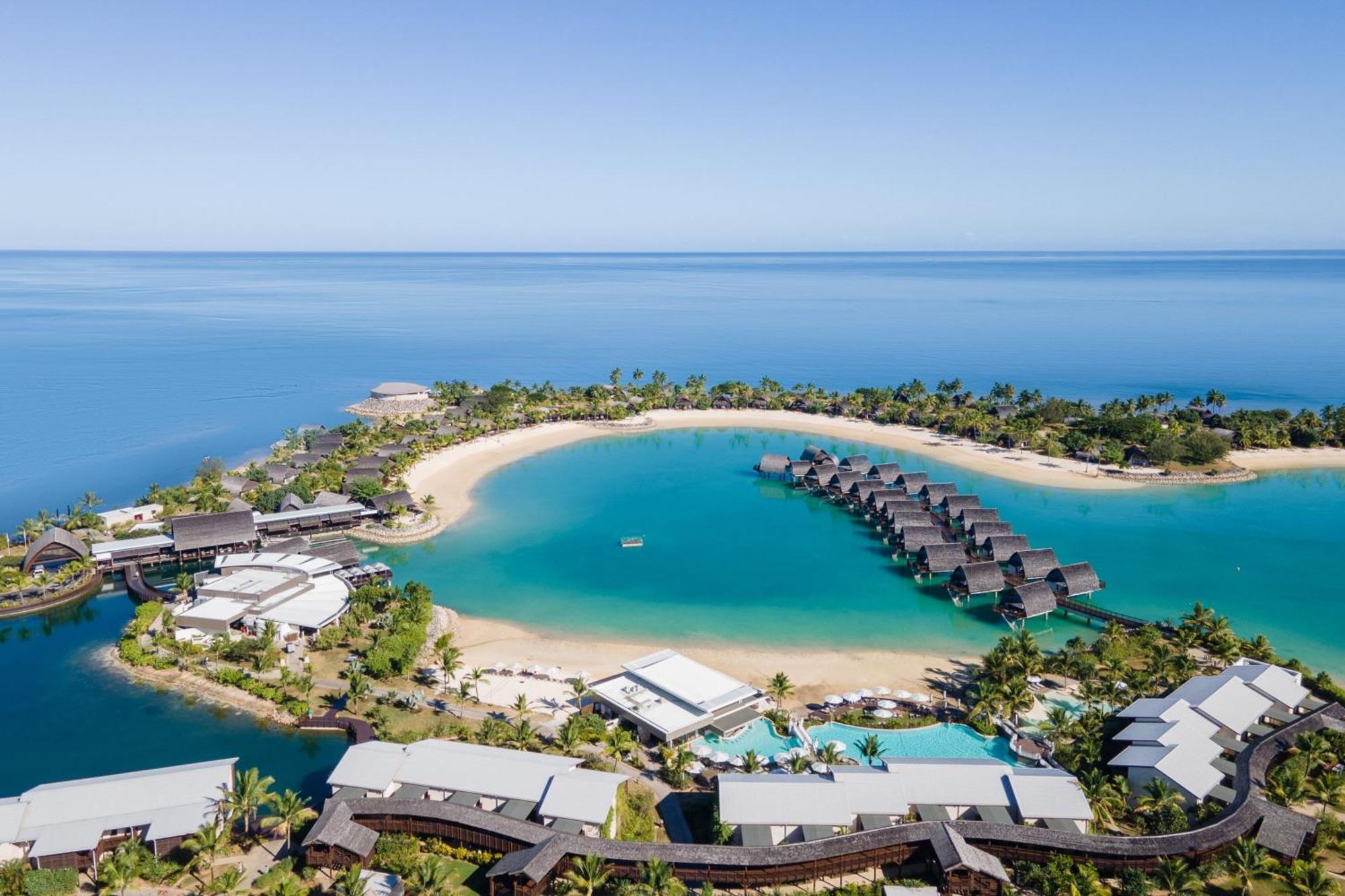 Fiji Marriott Resort Momi Bay Eksteriør billede Aerial view of the resort